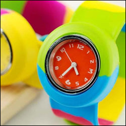 Детские браслеты для часов: яркая радуга